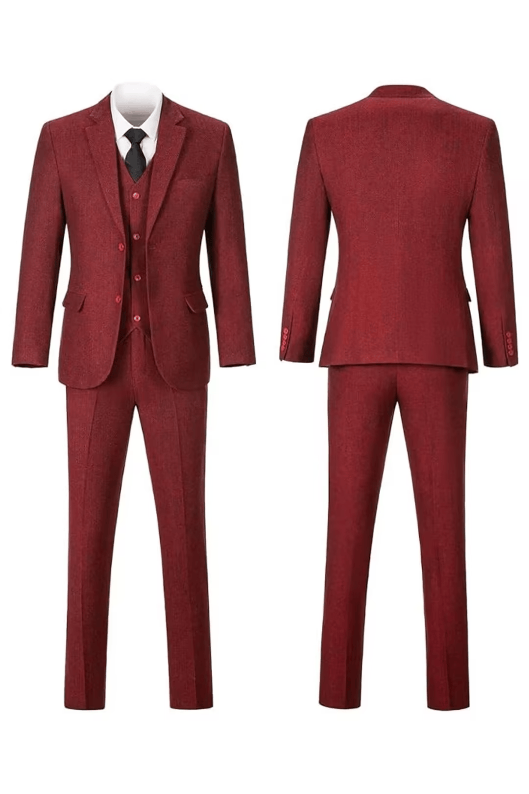 WISEMERE | HERRINGBONE SUIT FOR MEN