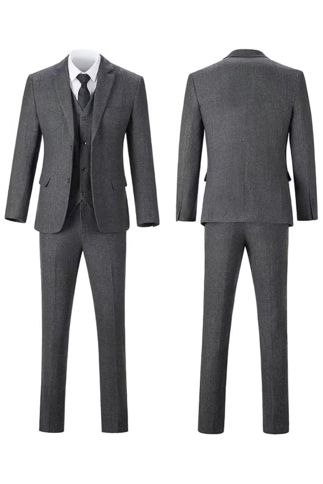 WISEMERE | HERRINGBONE SUIT FOR MEN
