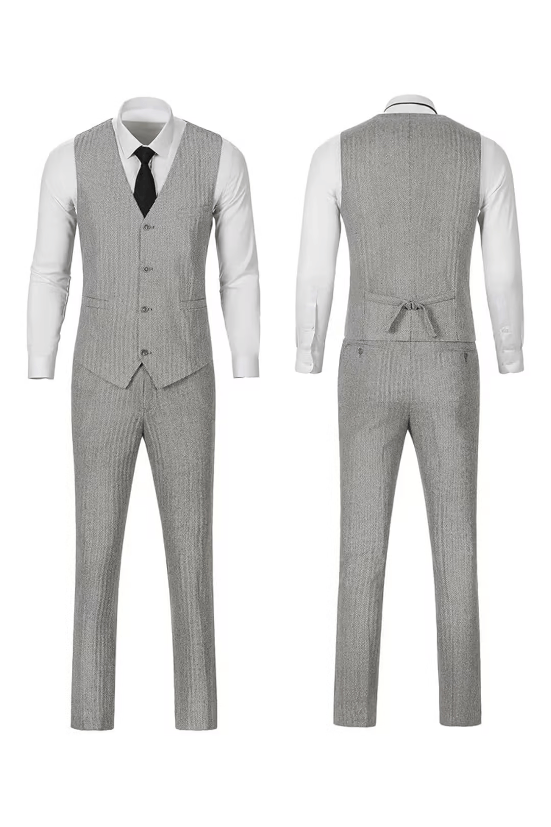 WISEMERE | HERRINGBONE SUIT FOR MEN