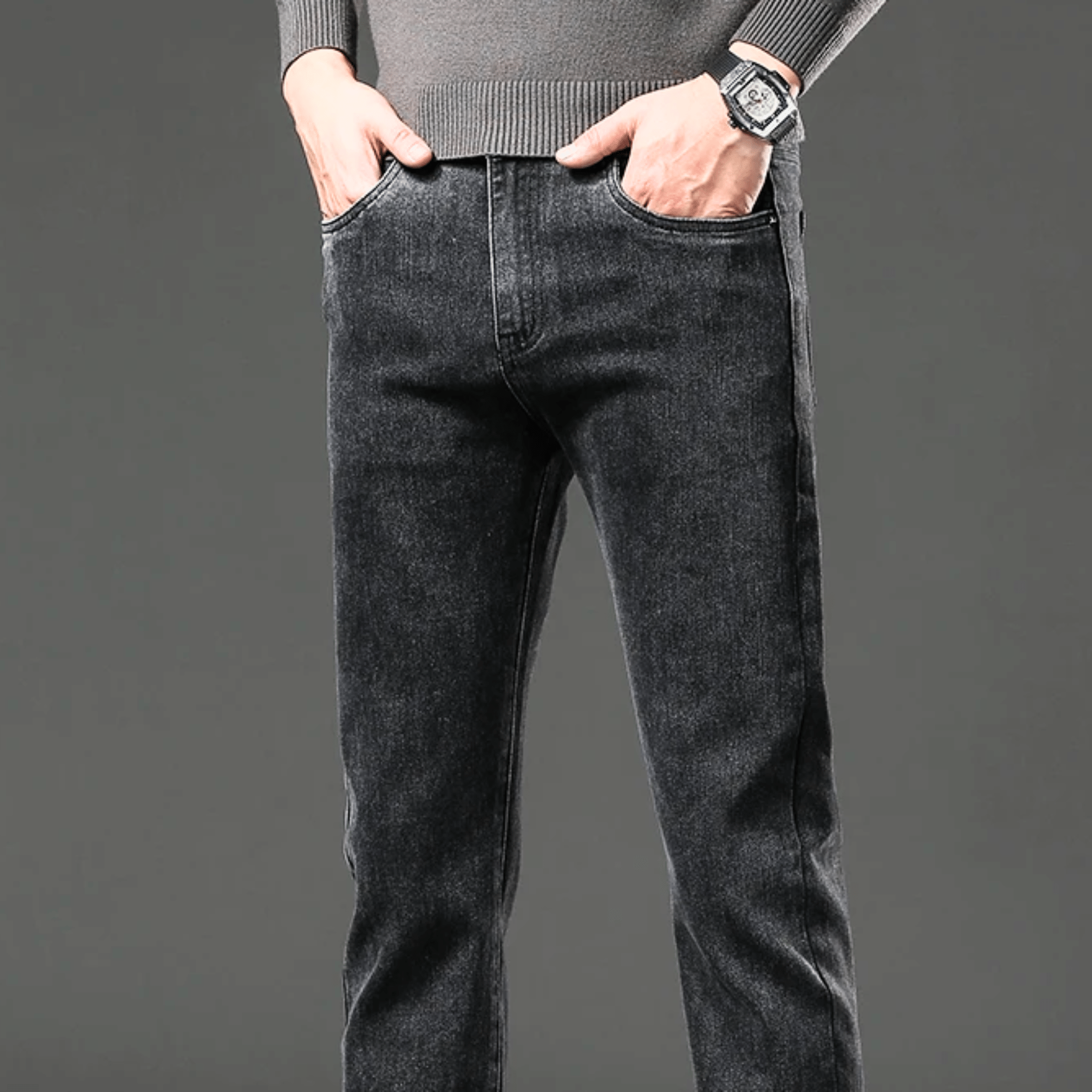WISEMERE | THERMAL DENIM PANTS
