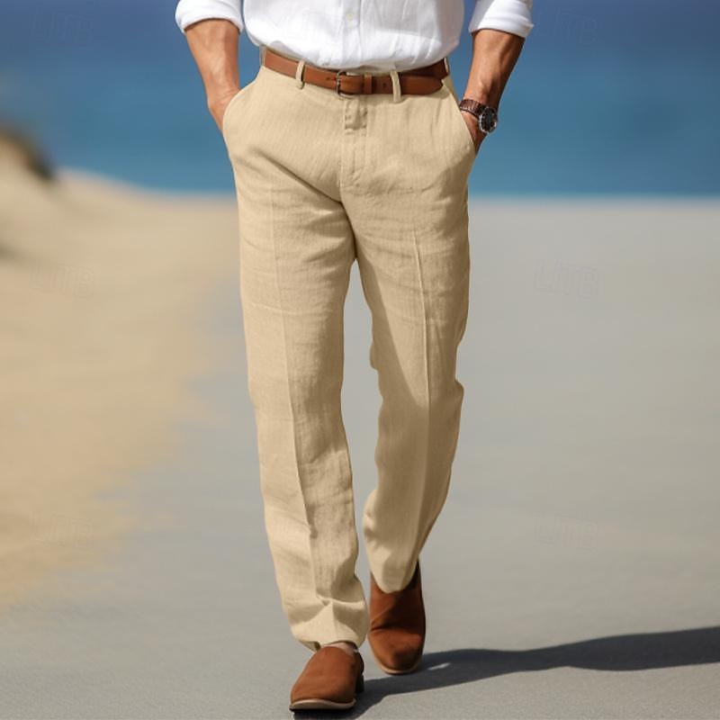 WISEMERE | LUXURY MEN'S PREMIUM LINEN PANTS (WITH BELT LOOPS)